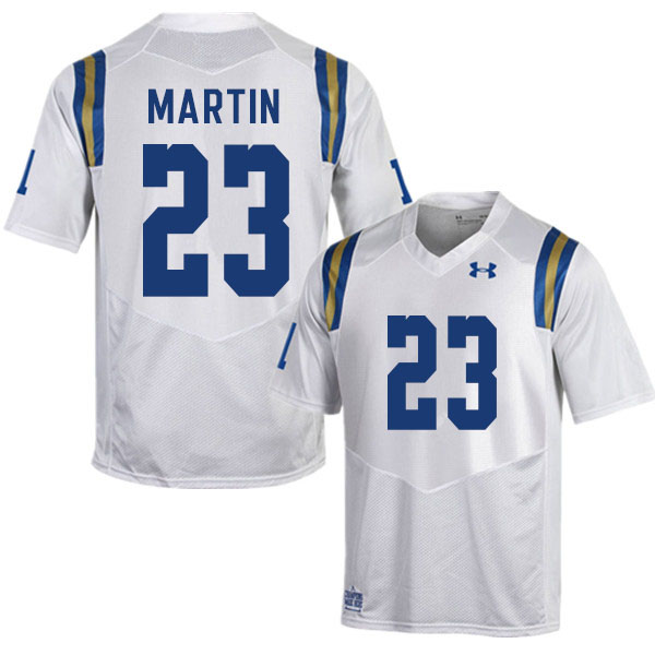 Men #23 Shamar Martin UCLA Bruins College Football Jerseys Sale-White - Click Image to Close